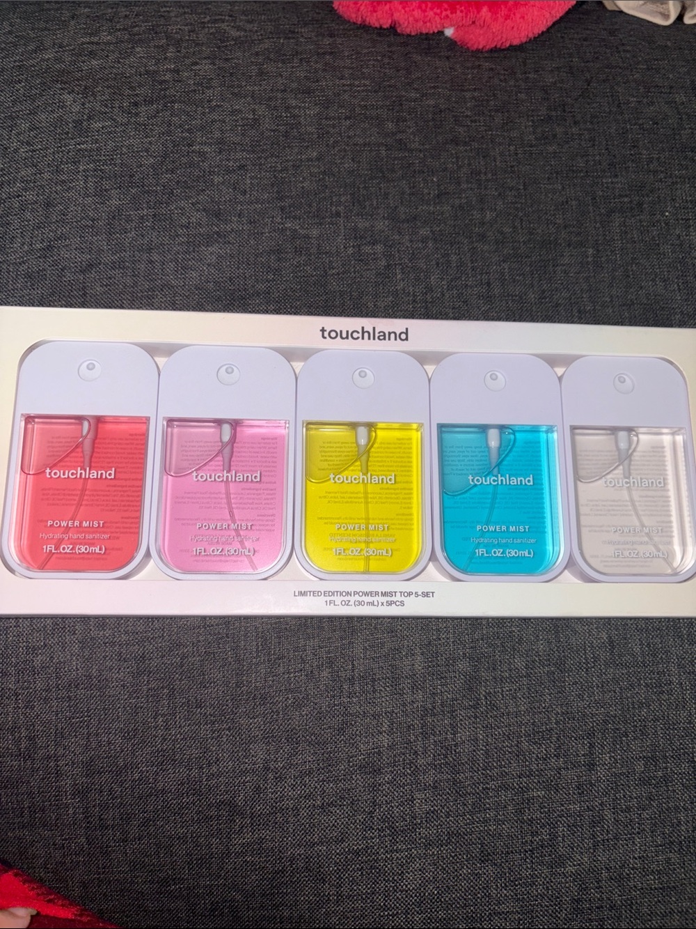Touchland Power Mist 5-Pack — Multi Color Hand Sanitizer Set